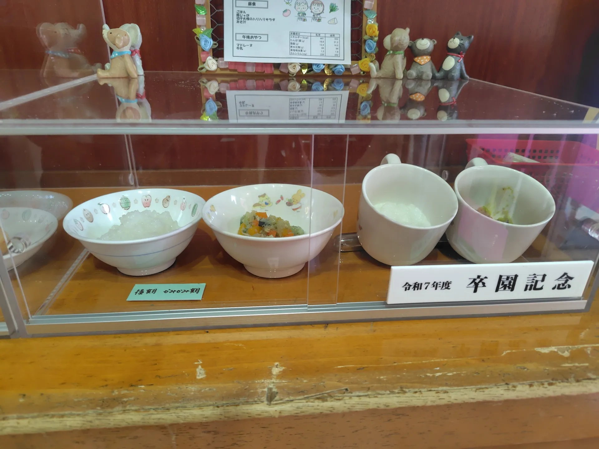 アクリルケース 給食用ディスプレイケース