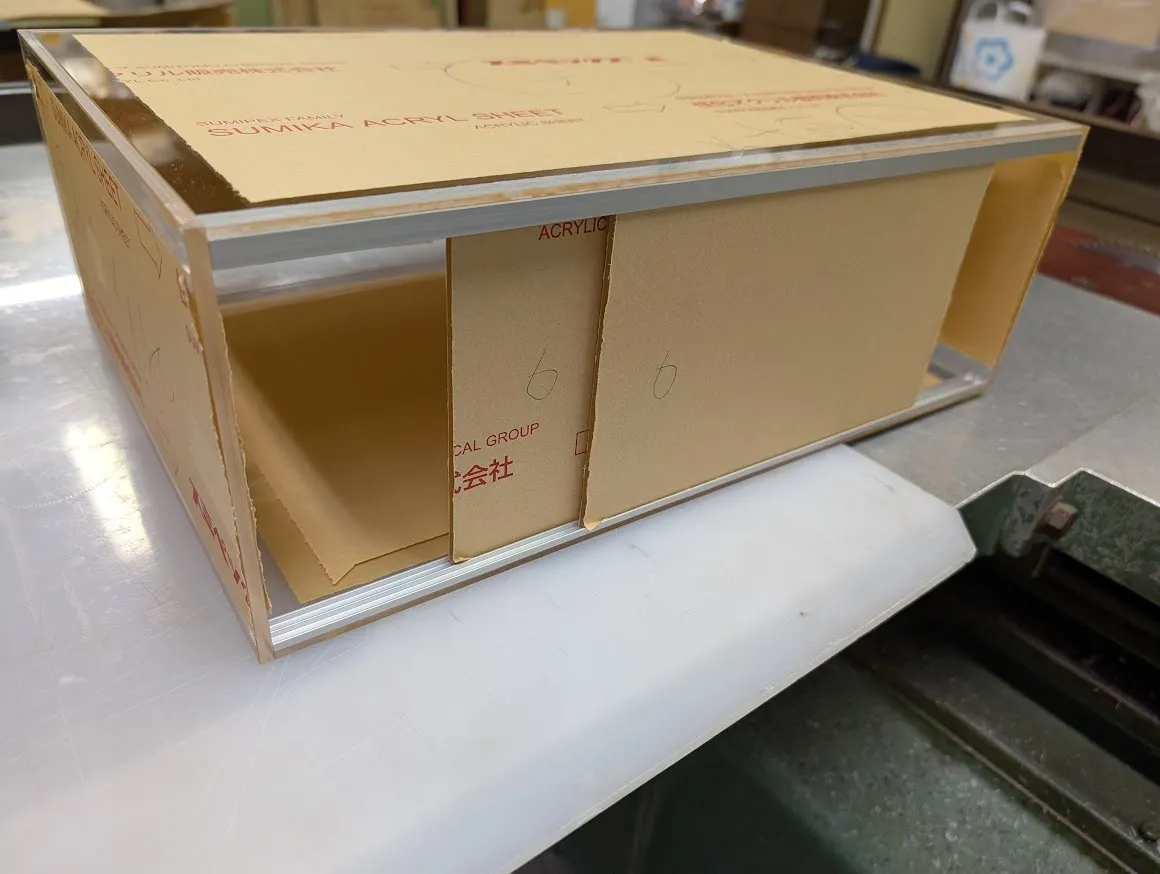 アクリルケース 給食用ディスプレイケース